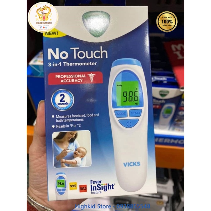 Nhiệt kế Vicks 3in1 hàng nhập Mĩ