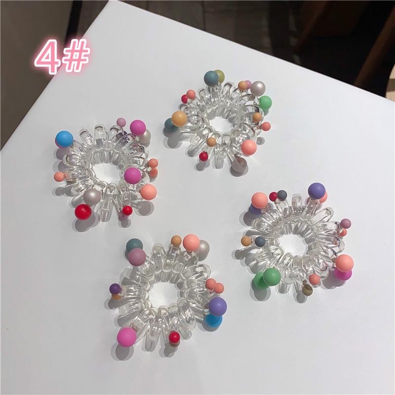 Dây cột tóc lò xo nhiều màu đơn giản dễ thương TIMSTORE