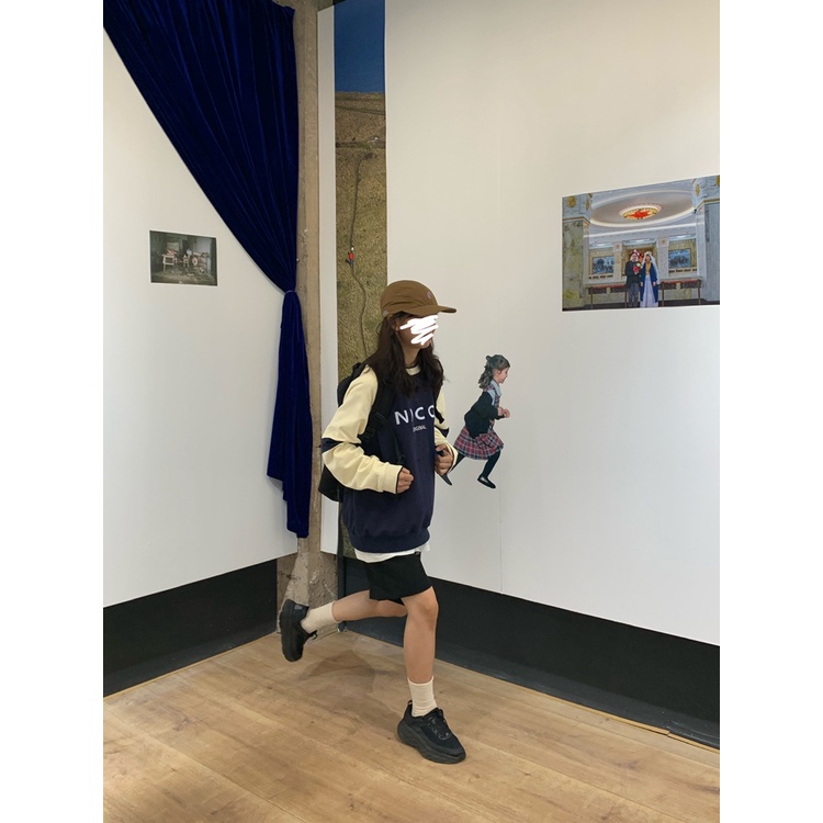 Áo thun nữ tay dài in chữ thời trang Hàn Quốc | BigBuy360 - bigbuy360.vn