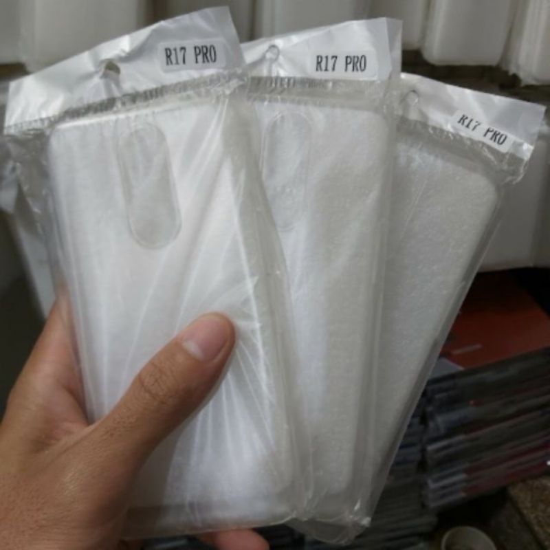 Ốp lưng silicon  cho oppo R15/R17/R17 pro( trong suốt)