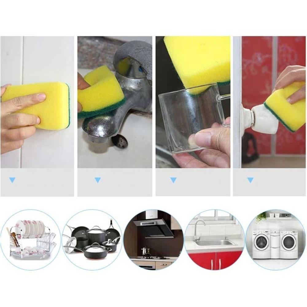 LANFY Set 5 / 10 Miếng Bọt Biển Rửa Chén Tiện Lợi
