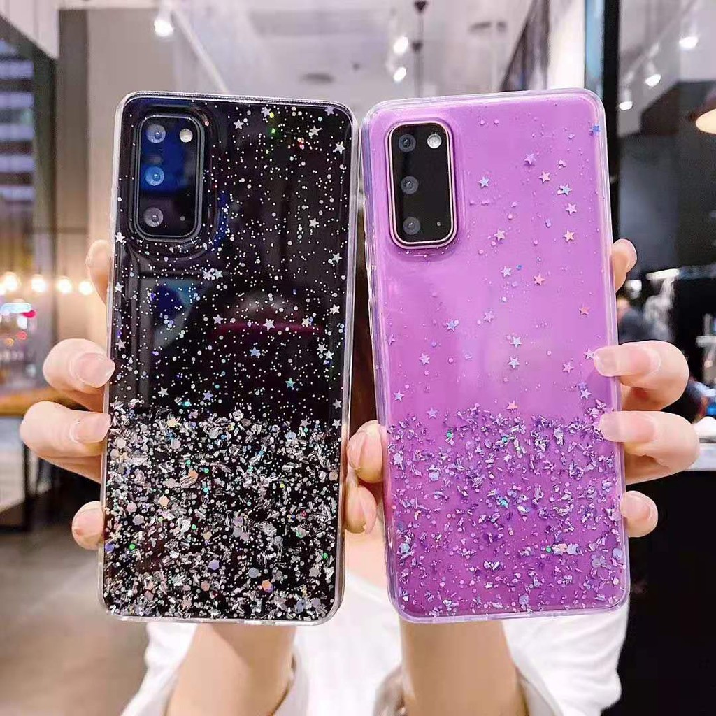 Ốp Điện Thoại Silicon Trong Suốt Lấp lánh Độc Đáo Cho Oppo Reno 5 5pro Reno 4 Oppo A5S A92