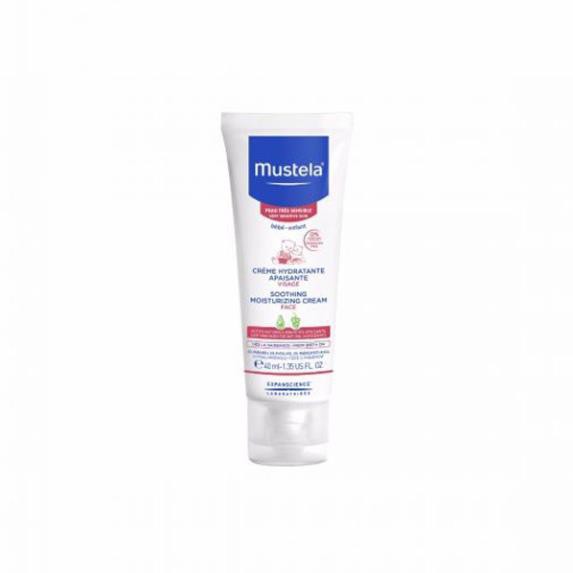 Kem Dưỡng Mặt Da Rất Nhạy Cảm Mustela Soothing Moisturizing Face Cream 40ml