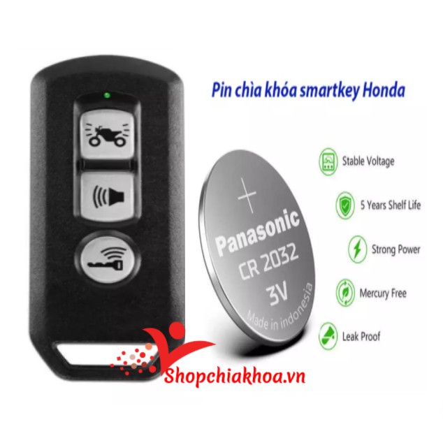 Vỏ chìa khóa xe máy Honda thông minh SH có đầy đủ nút kèm theo