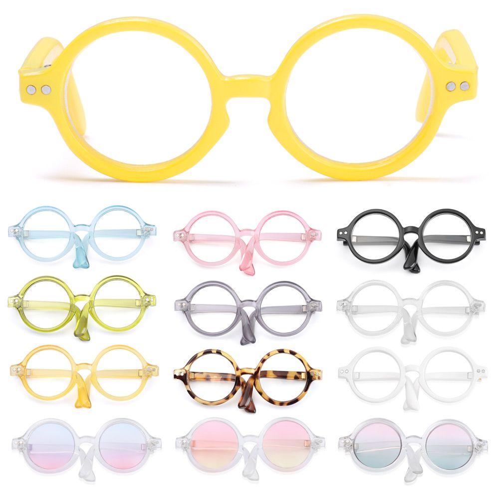 NIUYOU Mắt Kính Gọng Tròn Màu Sắc Ngọt Ngào Cho Búp Bê
