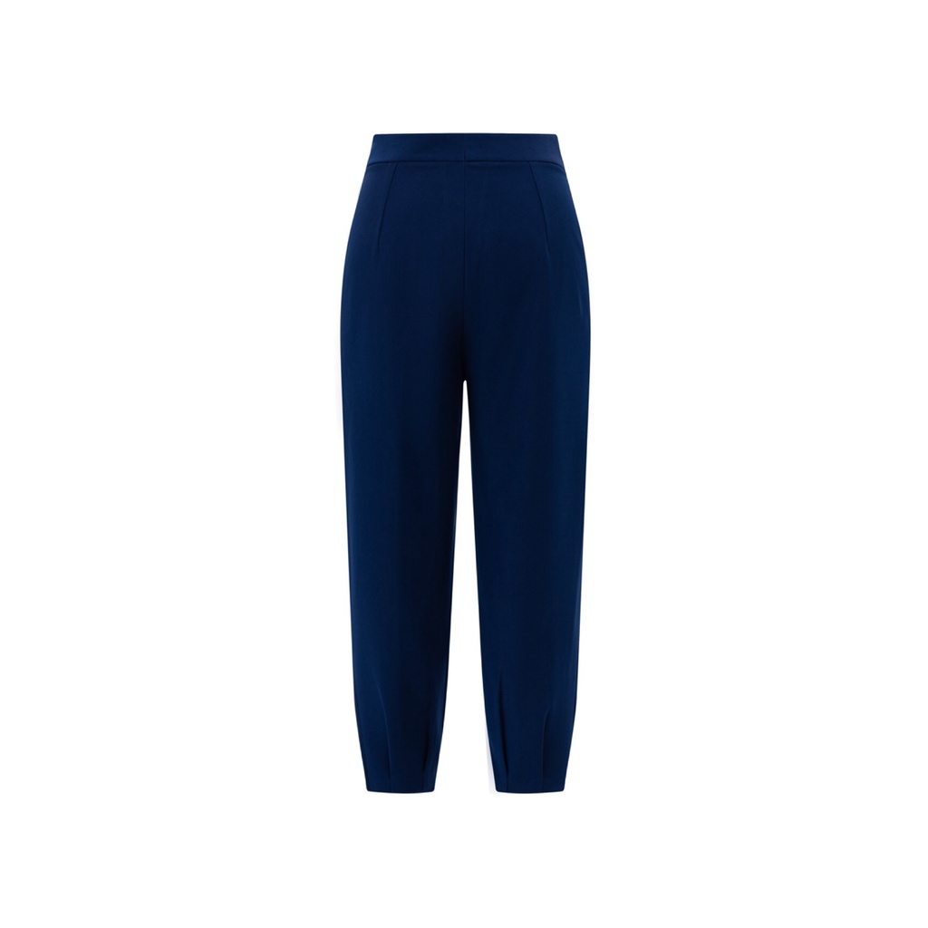 Quần Baggy Công Sở Nữ NKN Bukger Xanh Navy Thiết Kế Dáng Dài Basic, Chất Liệu Vải Cao Cấp
