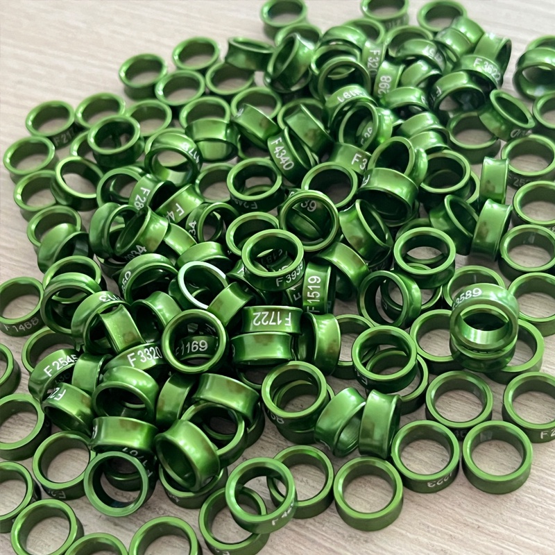 1 pcs vòng đeo chân chim 7mm, nhẫn đeo chân cho vẹt có thể tùy chọn màu sắc, 6 màu sắc