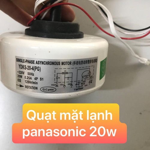 Motor quạt mặt lạnh điều hoà Funiki Mitsubisi Panasonic 20w - loại 20w 5 dây