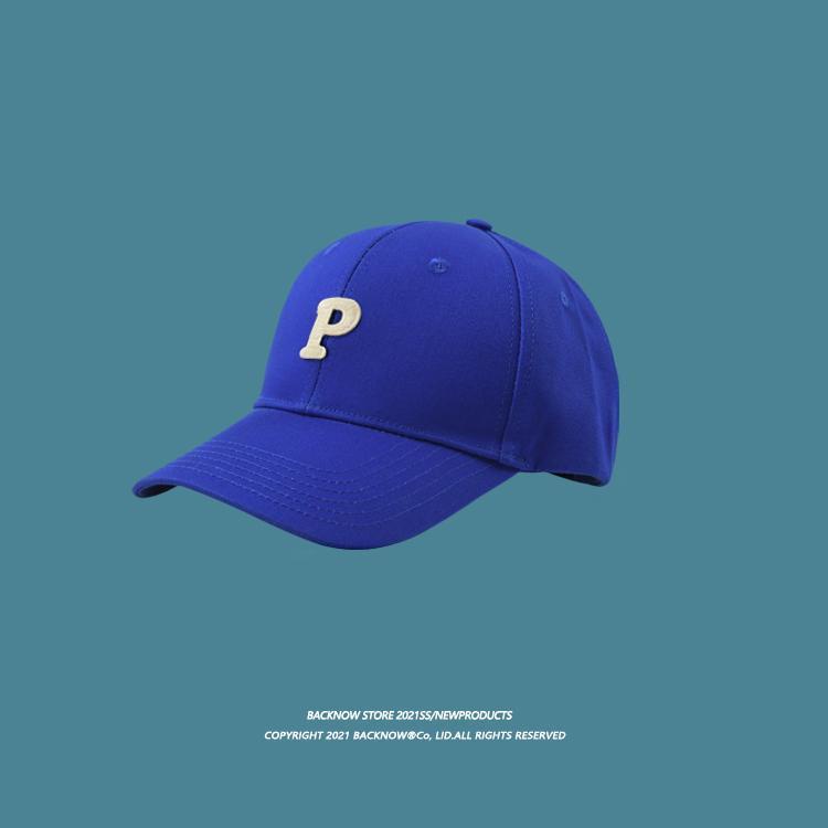 Mũ lưỡi trai cứng Helolis thêu chữ P phong cách Hàn Quốc cho nam và nữ