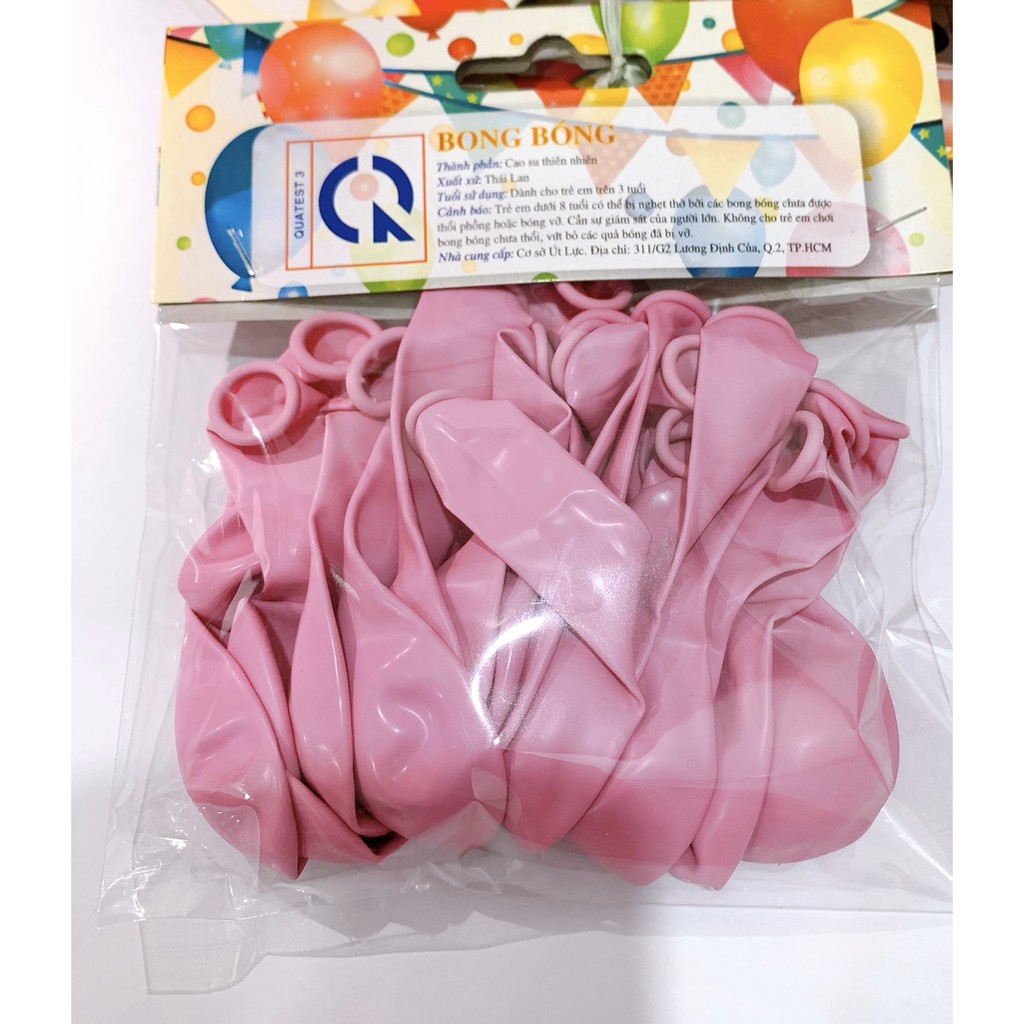 set bóng tông hồng trang trí noel