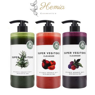 Sữa rửa mặt rau củ thải độc Wonder Bath Super Vegitoks Cleanser chính hãng Hàn Quốc