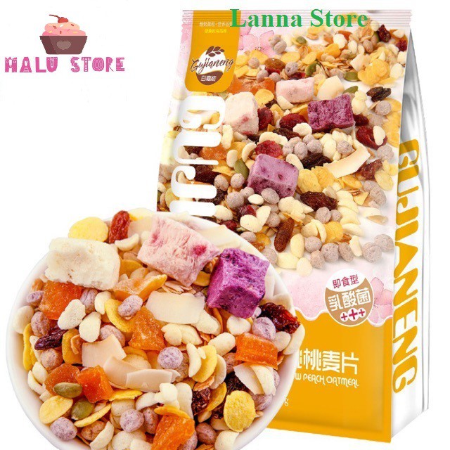  Ngũ cốc sữa chua mix hạt, hoa quả YOGURT FRUIT OATMEAL đủ loại siêu ngon