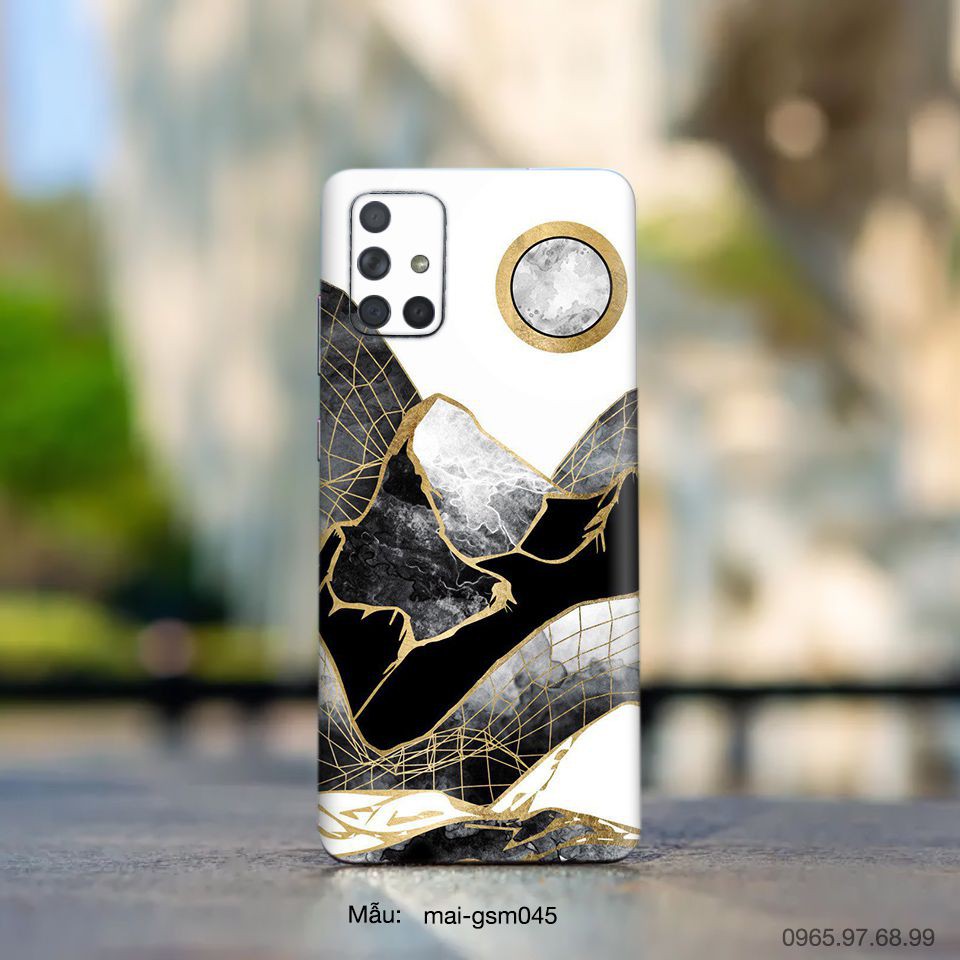 Miếng dán skin cho các dòng điện thoại Samsung A11 - A20 - A20s - A21s in tranh giả sơn mài