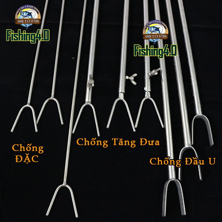 [chống inox]Chống Cần Câu cá inox chống đặc chống cần tăng đưa đủ loại