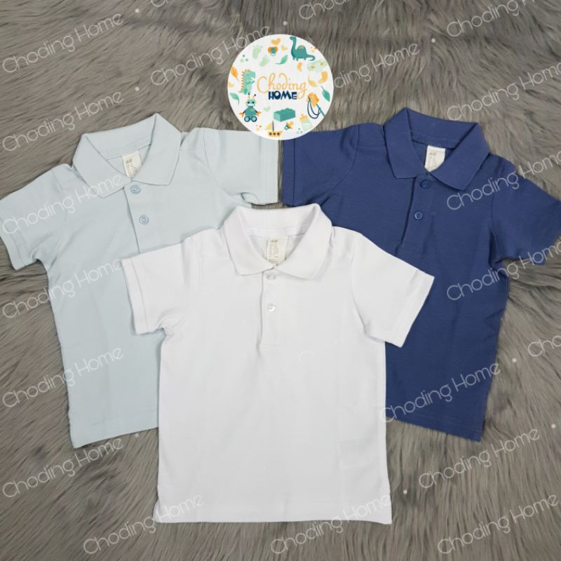 Áo Polo Cộc Tay Bé Trai H&M HM6 • 6-9M 9-12M 12-18M 18-24M 2-3Y • Choding Home