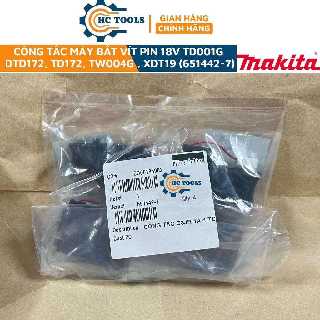 Công tắc máy bắt vít pin Makita DTD172/TD001G/XDT19/TD172  chính hãng | HÙNG CƯỜNG TOOLS