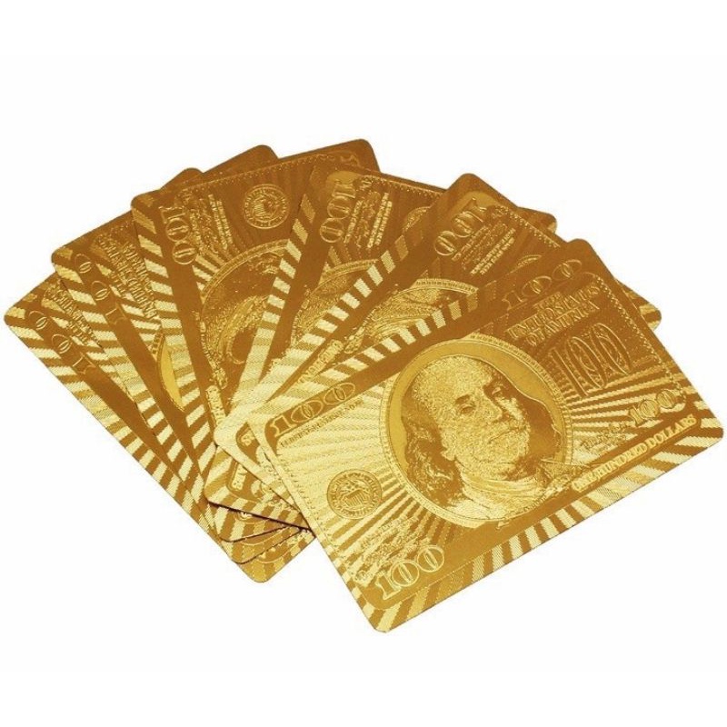 Bộ bài mạ vàng