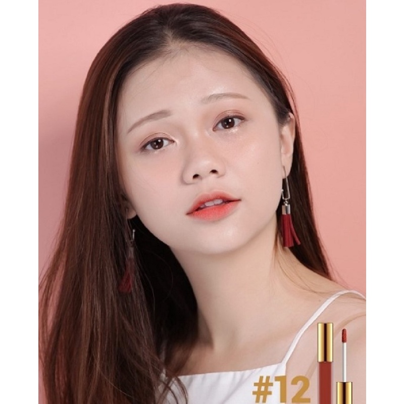 [ Hàng Xịn ] Son Kem Lì Bbia Last Velvet Lip Tint Version 3 - 12 Sweet Boss Hàn Quốc, Thỏi 5g, Màu Cam Cháy