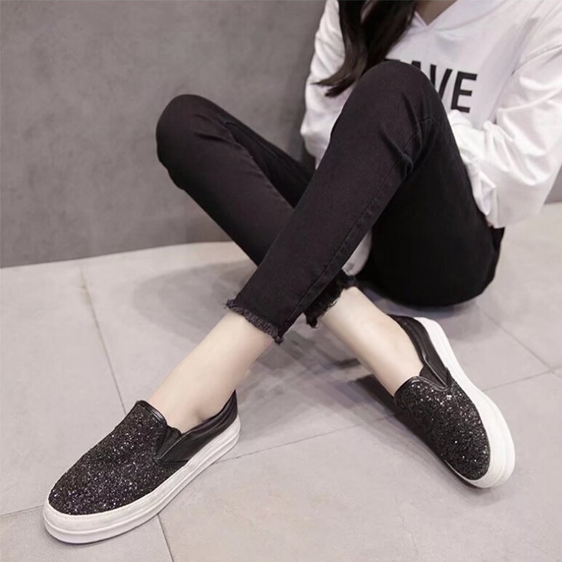 Quần jeans bút chì lưng cao màu trơn phong cách Hàn Quốc cho nữ