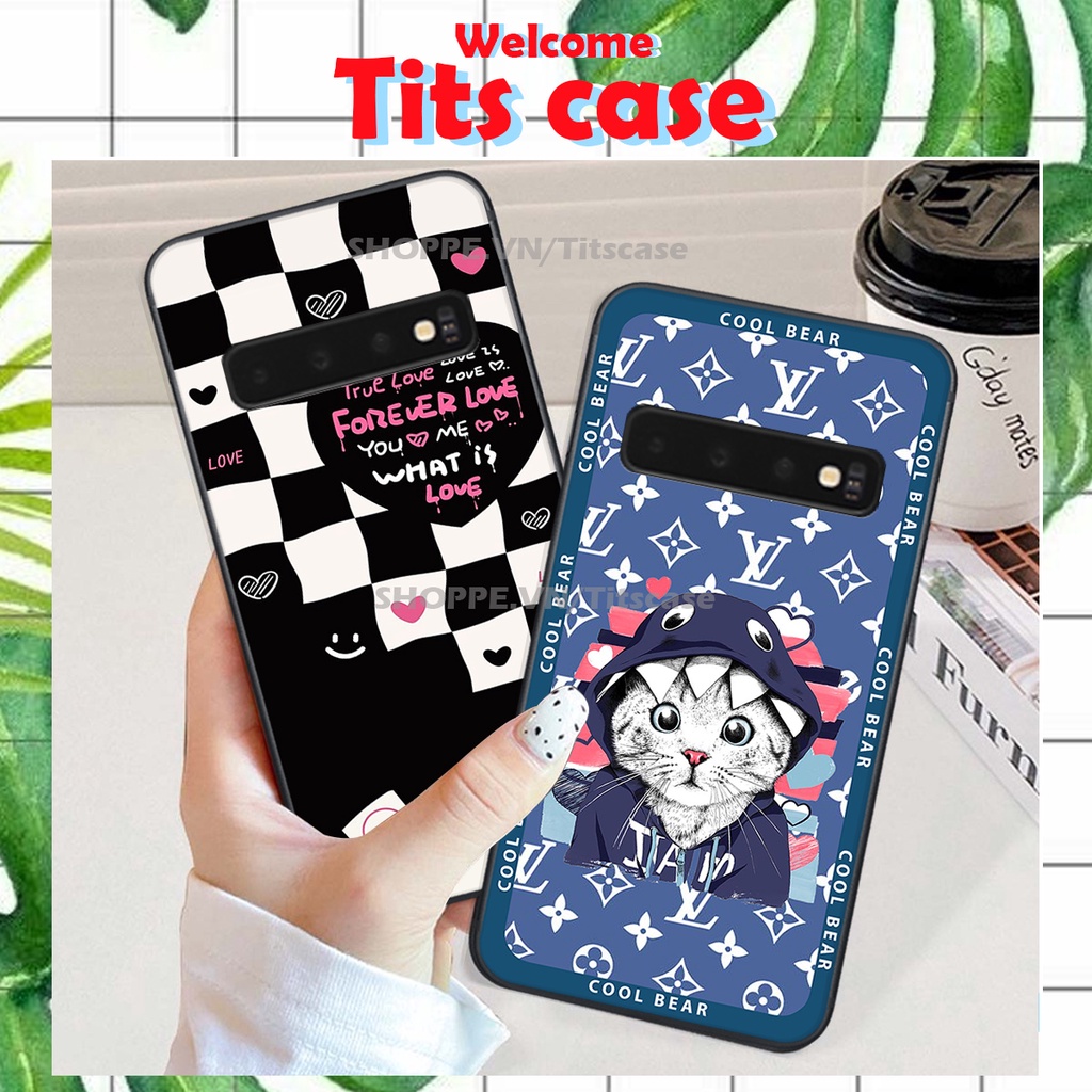 Ốp lưng Samsung Galaxy S10 / S10 PLUS / S10 5G in hình GẤU K@WS- BE@R COOL-CỰC XINH-RẺ-BỂN -ĐẸP
