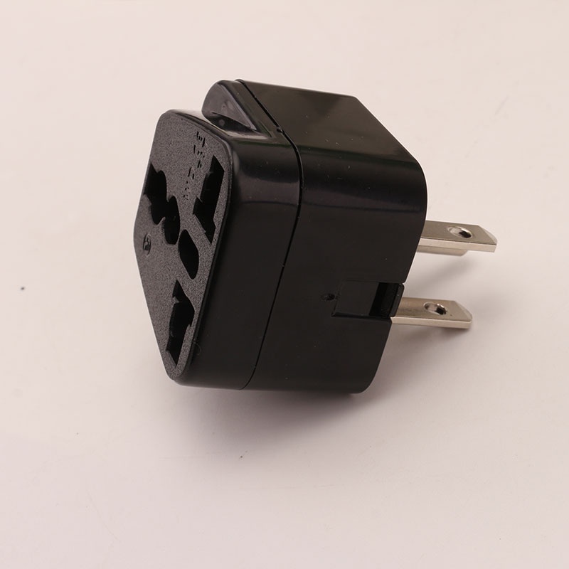 Lesonss Universal-EU UK AU to US USA Canada AC Travel Power Plug Adapter Converter
