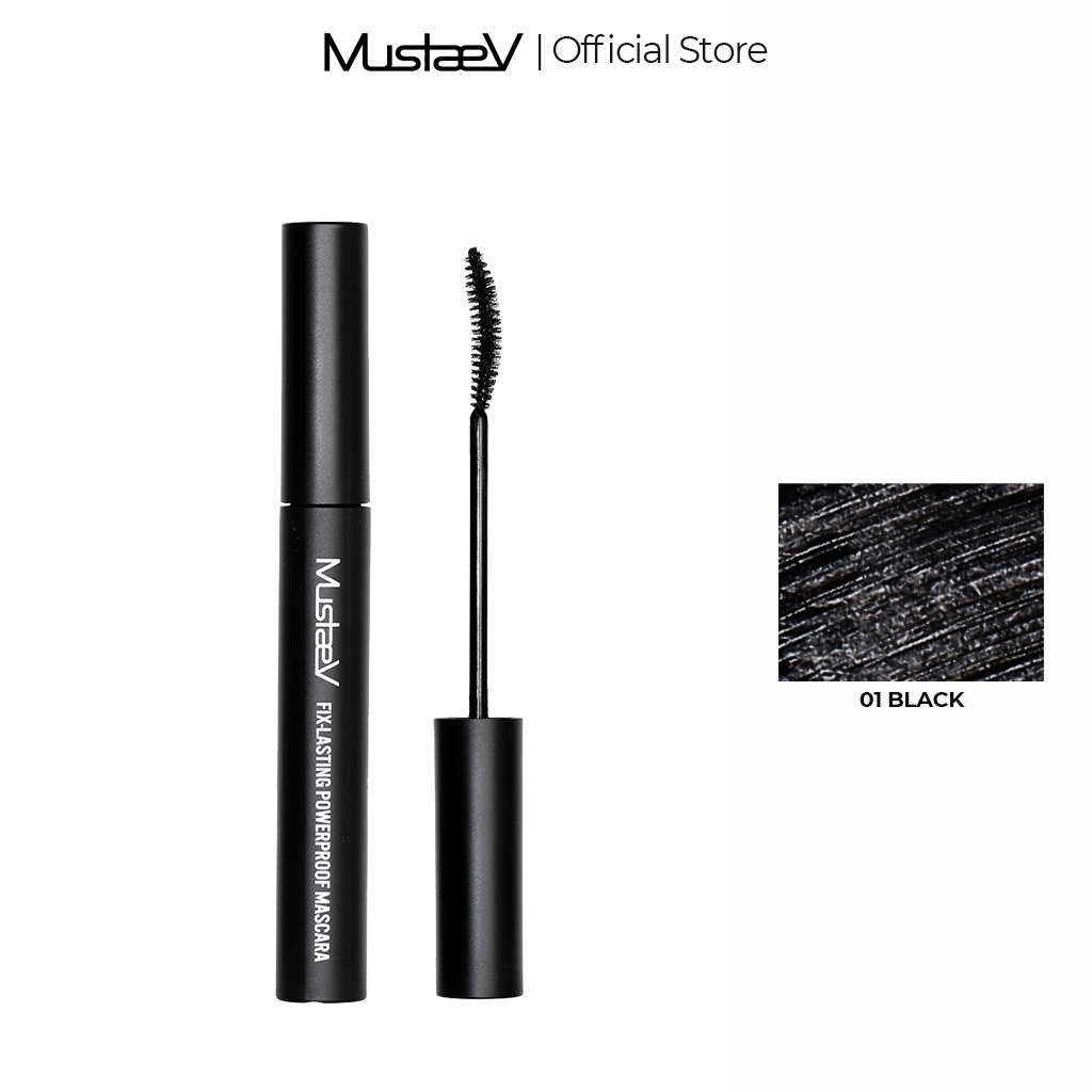 Mascara chống thấm nước MUSTAEV cố định Powerproof Mascara