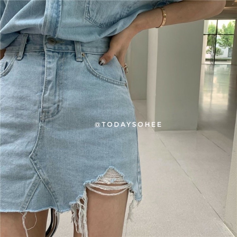 Sơmi & chân váy jeans