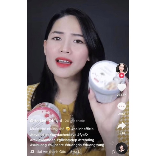 Tẩy Da Chết DOVE ĐỨC 225ml