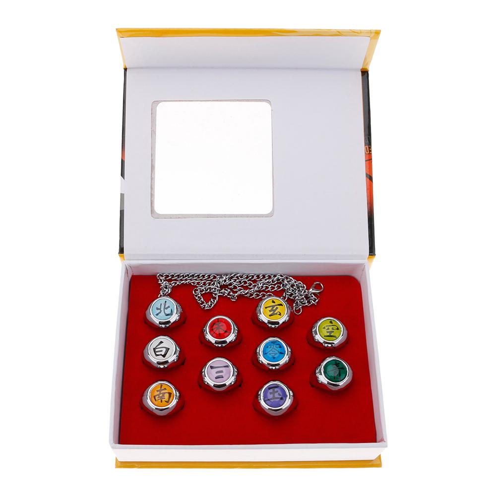 Set nhẫn Akatsuki - màu bạc/ vàng