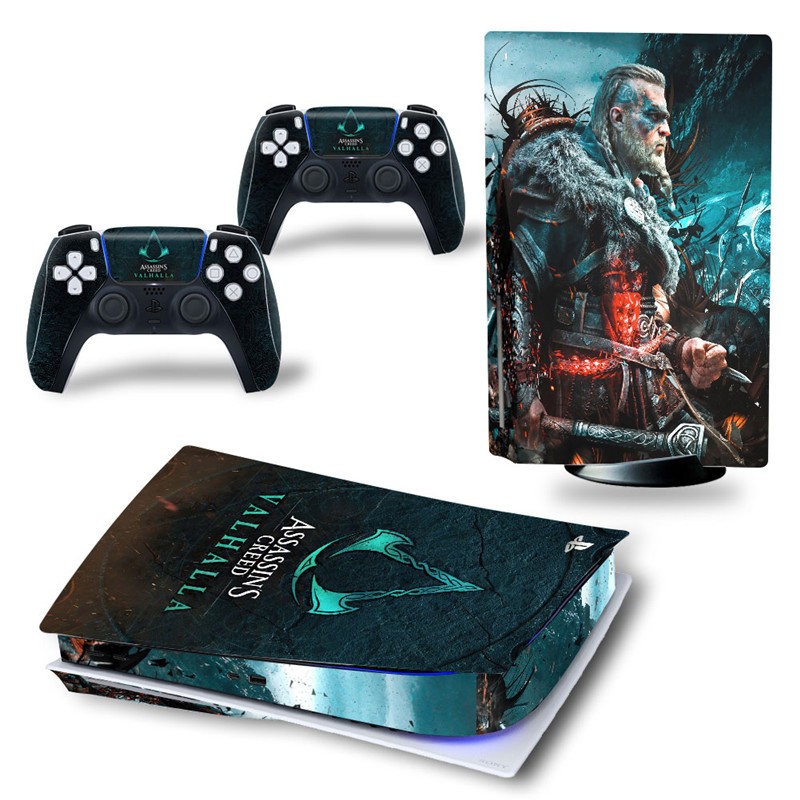 Miếng Dán Decal Cho Máy Chơi Game Sony Playstation 5 Và 2 Tay Cầm Cho Ps5 Uhd Edition