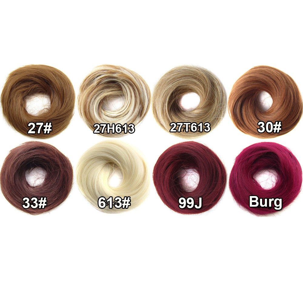 Búi Tóc Giả Bằng Sợi Tổng Hợp Co Giãn Chịu Nhiệt Cao