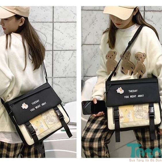 Túi đeo chéo The Day You Went Away - Ulz Phi Hành Gia Gấu Thỏ - Gấu Thỏ Xù
