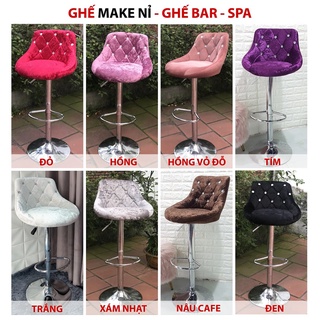 Ghế make up - nhung