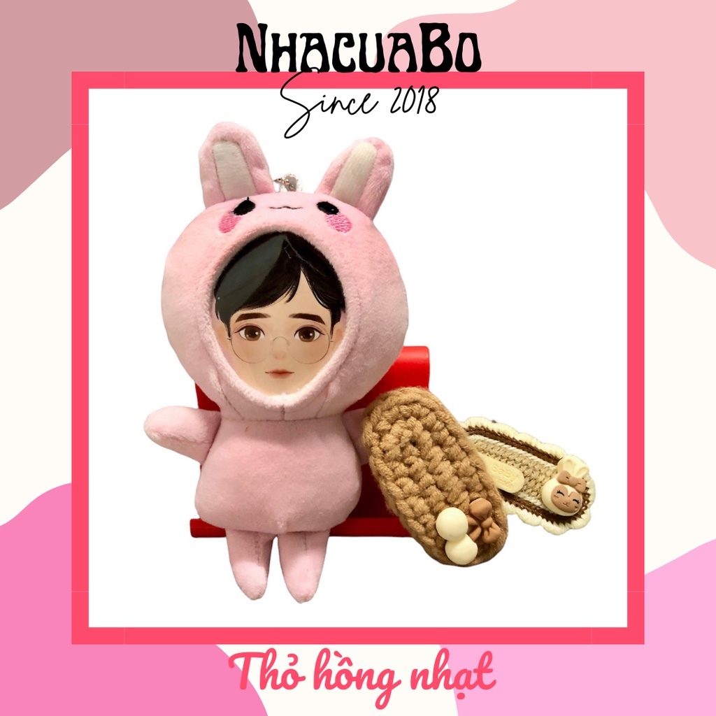 Gấu Bông In Ảnh Theo Yêu Cầu - Giá đã bao gồm ảnh - Thỏ - Nhacuabo_since2018
