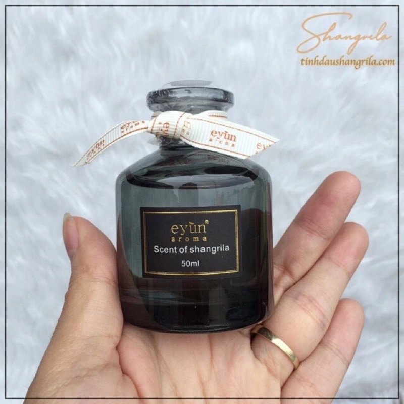 Chai 180ml, Tinh Dầu Khuếch Tán thơm phòng, Màu Đen Quý Phái, Mùi Shangrila mê hoặc sang chảnh, Shangrila Shop