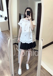 CHÂN VÁY BẦU CHẤT DẠ < mùa đông >