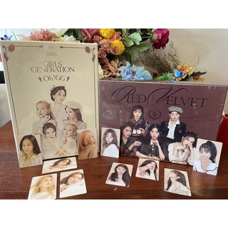 Ảnh season greetings 2022 photocard SNSD Red Velvet Oh!gg album SMCU Lil Touch Taeyeon Yoona Yuri Sunny Hyoyeon Ktown4u