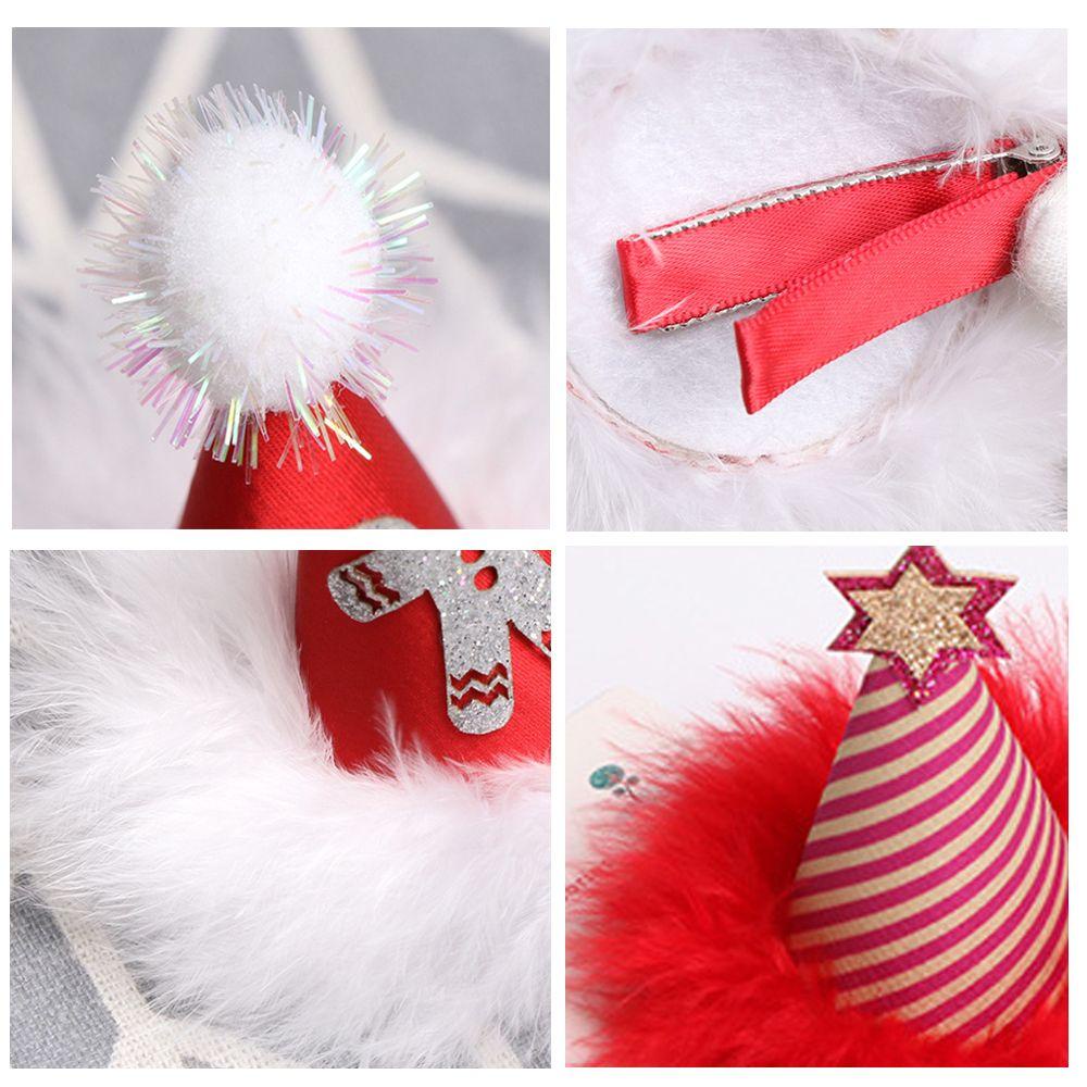 Kẹp Tóc Hình Nón Giáng Sinh Vui Nhộn