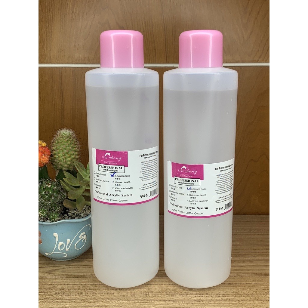 Nước Lau Gel Xincheng Size Lớn 1000ml Và Size Nhỏ 100ml Chuyên Dụng Cho Salon NaiL