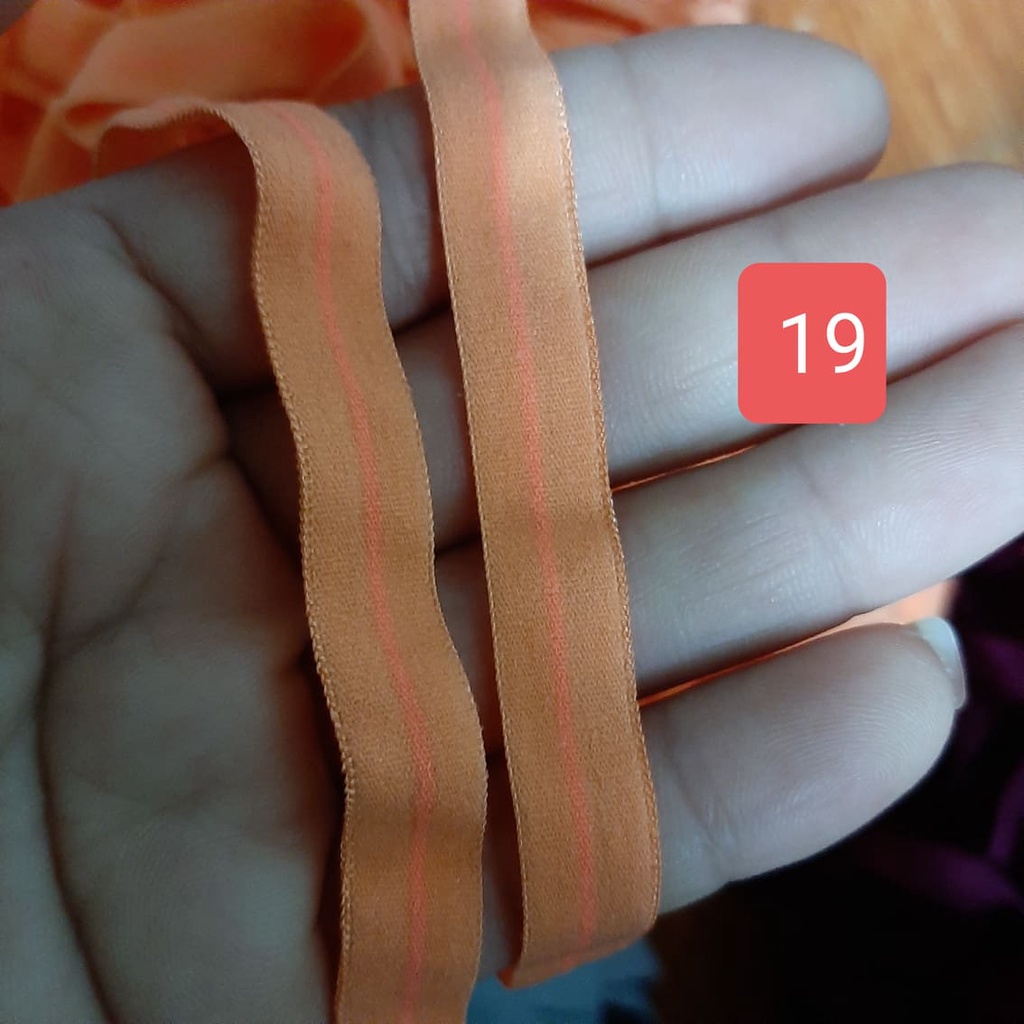 dây trang tri, dây viền quần áo thể thao bản 1cm, viền quần áo