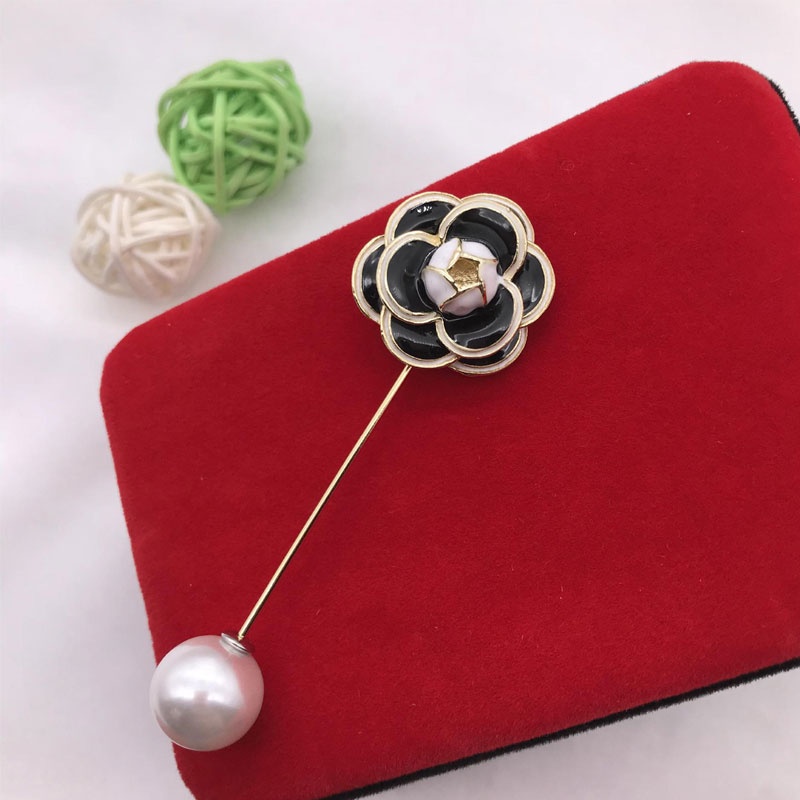 Ghim CàI ÁO HìNh Hoa Trà ĐíNh Kim Cương NgọC Trai Giả ThờI Trang Cho Nữ