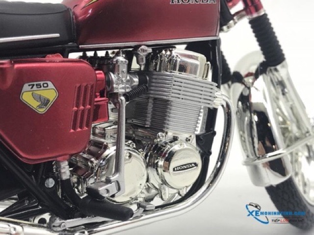 Xe mô hình Honda Dream CB750 Four 1969 Joycity 1:12 (Đỏ)