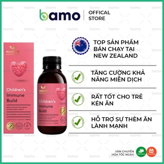Siro Harker Hồng Immune Build - Tăng Đề Kháng + Ăn Ngon (150ml)