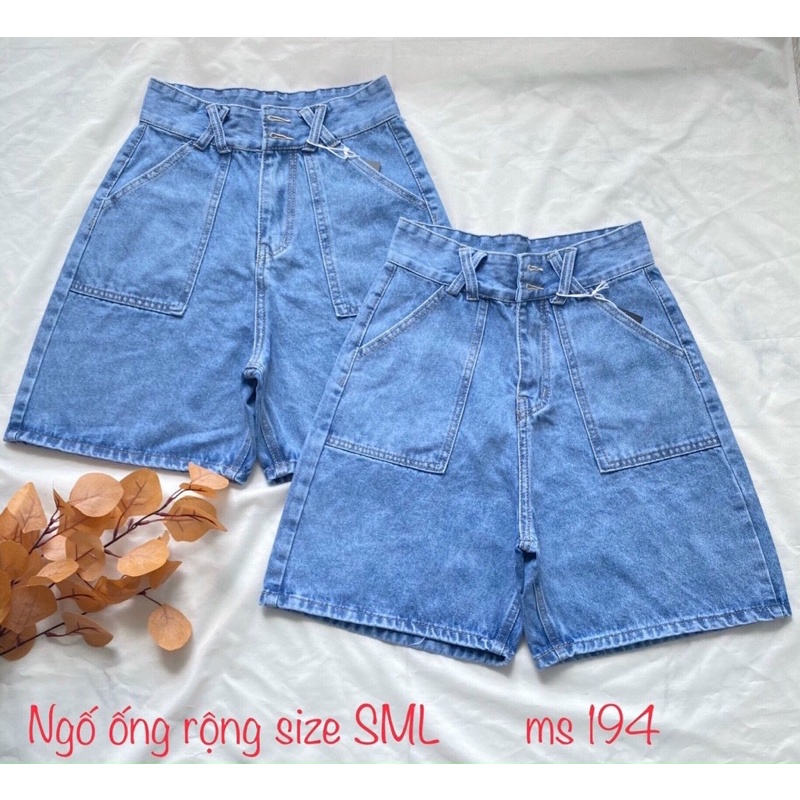 Quần Ngố Jeans túi đắp✨