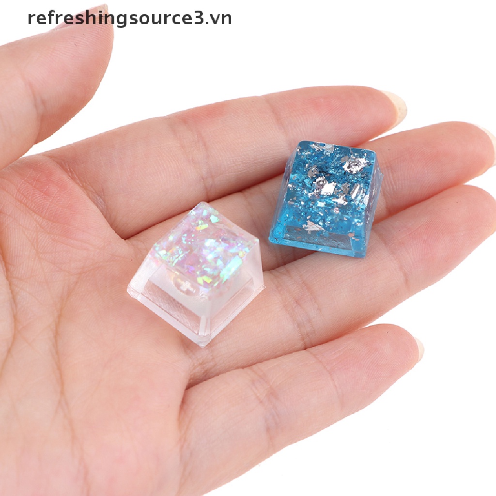 1 nắp bọc phím OEM R4 bằng nhựa trong suốt handmade cho bàn phím cơ RGB
