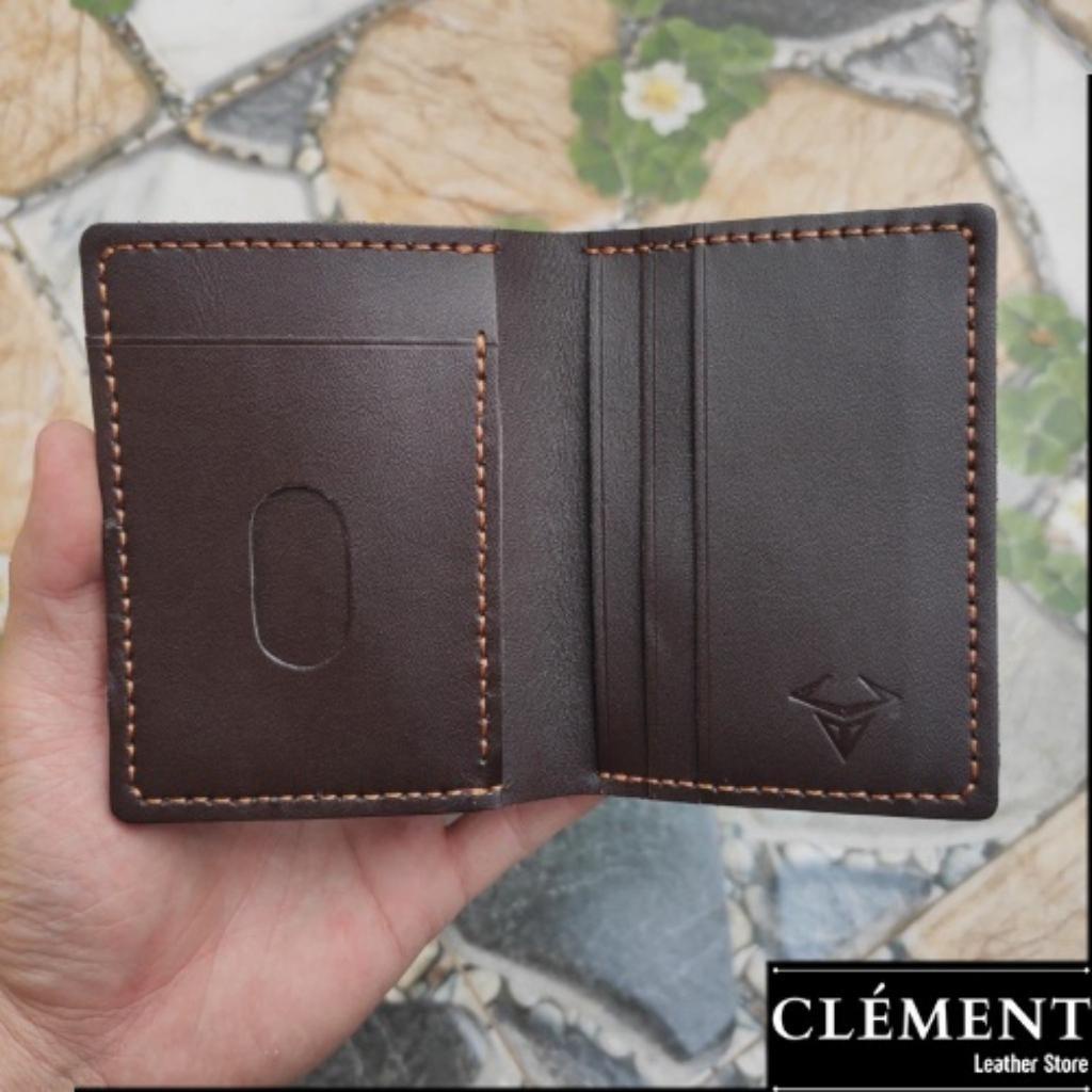 Ví da nam cao cấp, bóp ví nam da bò thật Clément – CM004 - BH 12 tháng - Full box