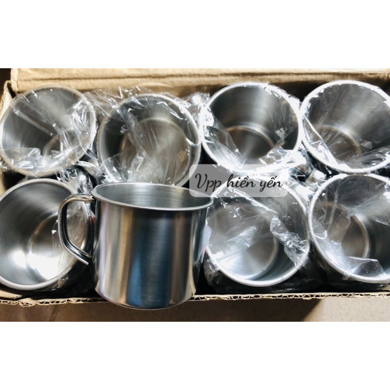 Ca, Cốc Inox Có Quai 7Cm Giá Rẻ