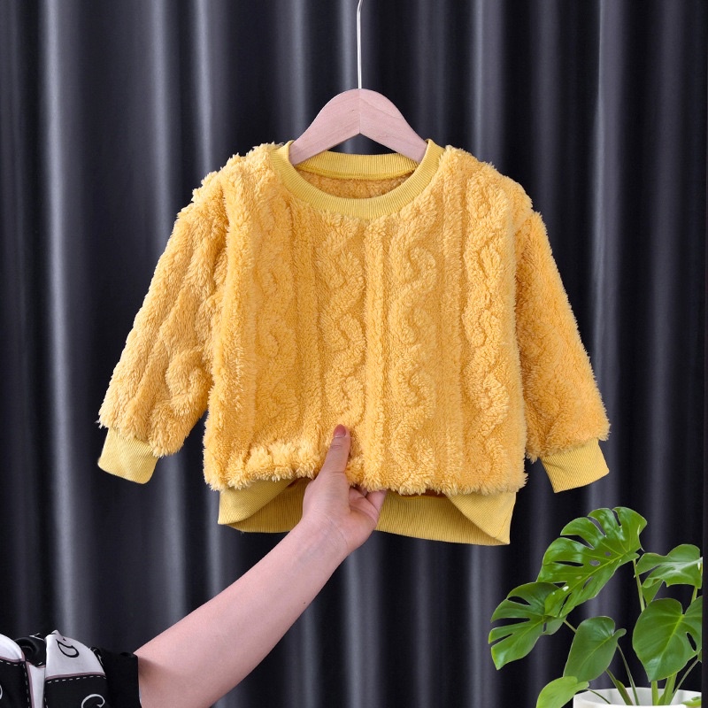 Áo Lông Ấm Cho Bé Gái Mềm Mại Ấm Áp, Phong Cách Dễ Thương Size từ 10-23kg