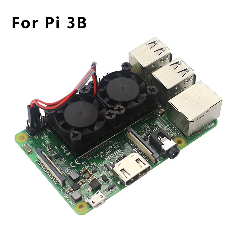 Quạt Tản Nhiệt Cho Raspberry Pi 3 Model B+Plus Hoặc 3b Trynnemgo