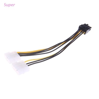 Tốt Nhất (1 Gói) Cáp Nguồn Đồ Họa 4 Pin Molex LP4 Sang 8-Pin PCI Express ATX PSU